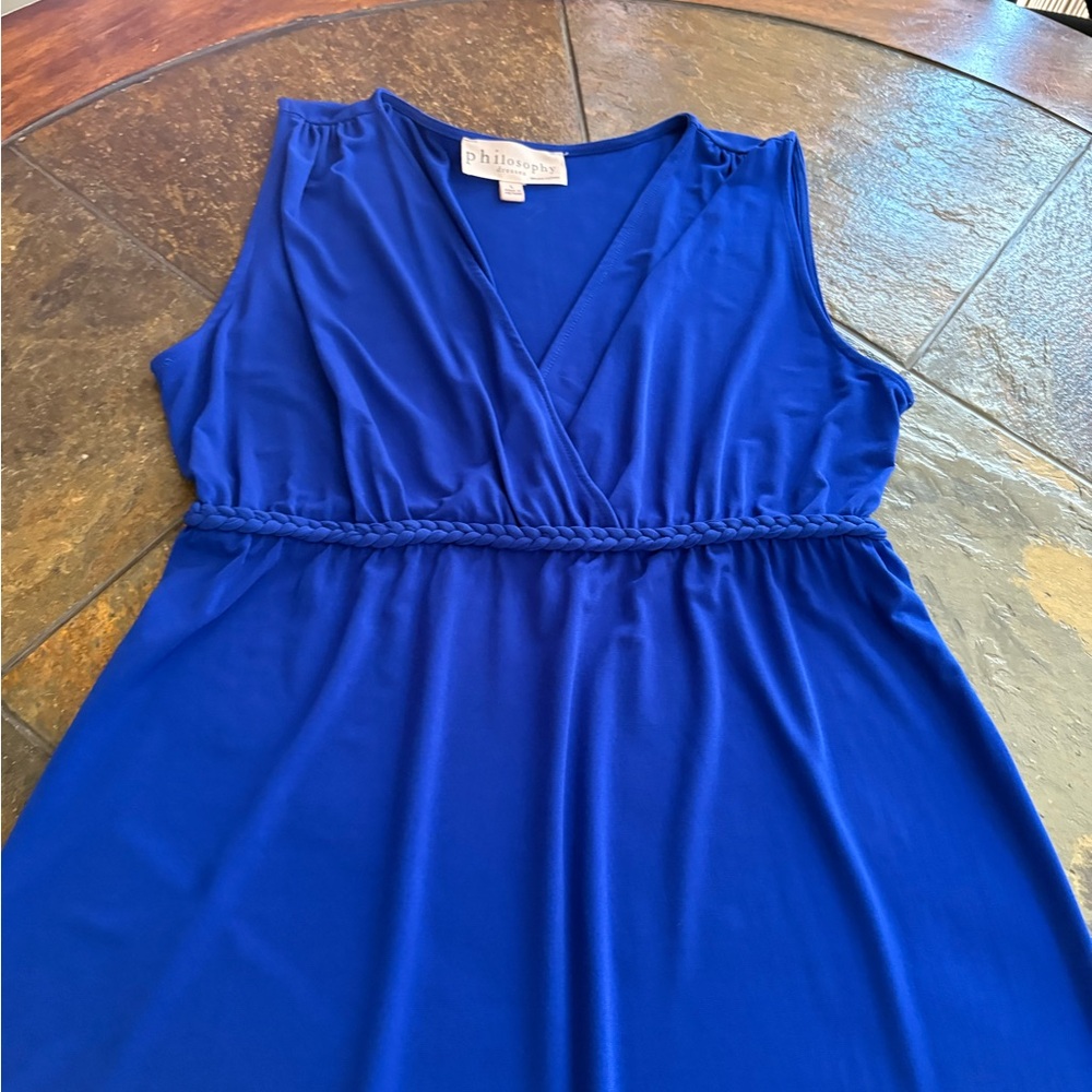 Philosophy Royal Blue Maxi Dress